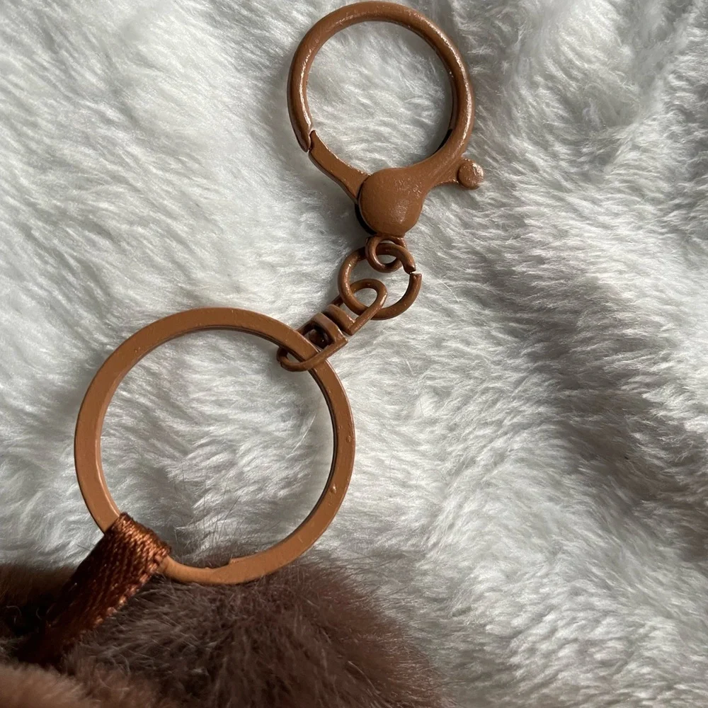 Plush Brown Pony Keychain with Saddle, Bag Charm, Horse, Pony